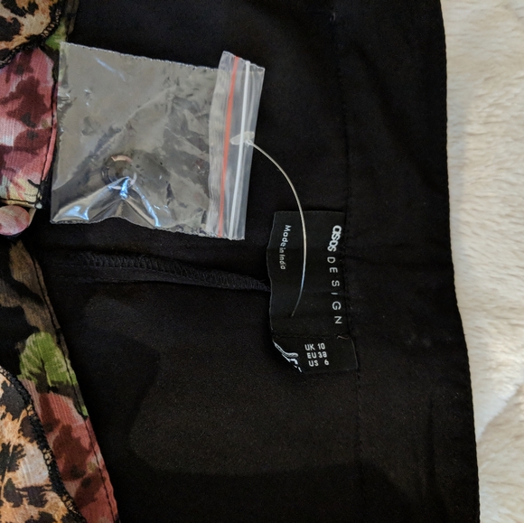 Asos Design leopard and floral ruffle skirt - Picture 5 of 6